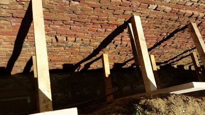 Vorbereitung für Kellersanierung