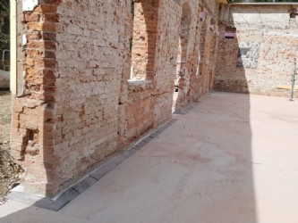 Durchtrennung einer Mauer